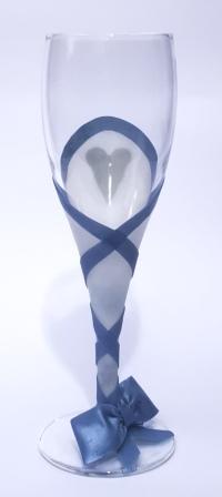 Customised Champagne Flute - made to match your wedding