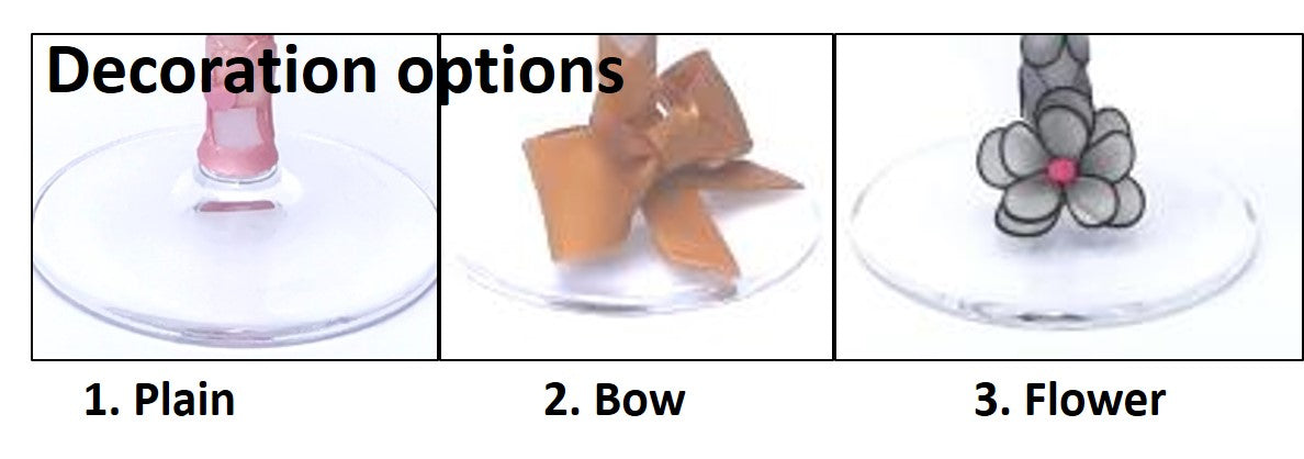 Customised Champagne Flute - made to match your wedding