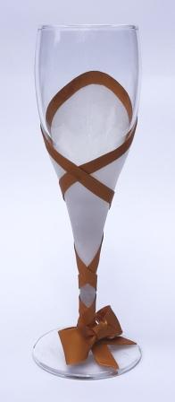 Customised Champagne Flute - made to match your wedding