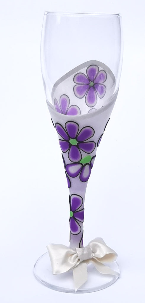 Customised Champagne Flute - made to match your wedding