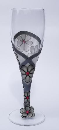 Customised Champagne Flute - made to match your wedding